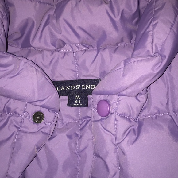 EUC Lands End puffer vest size 5-6 - Picture 2 of 3